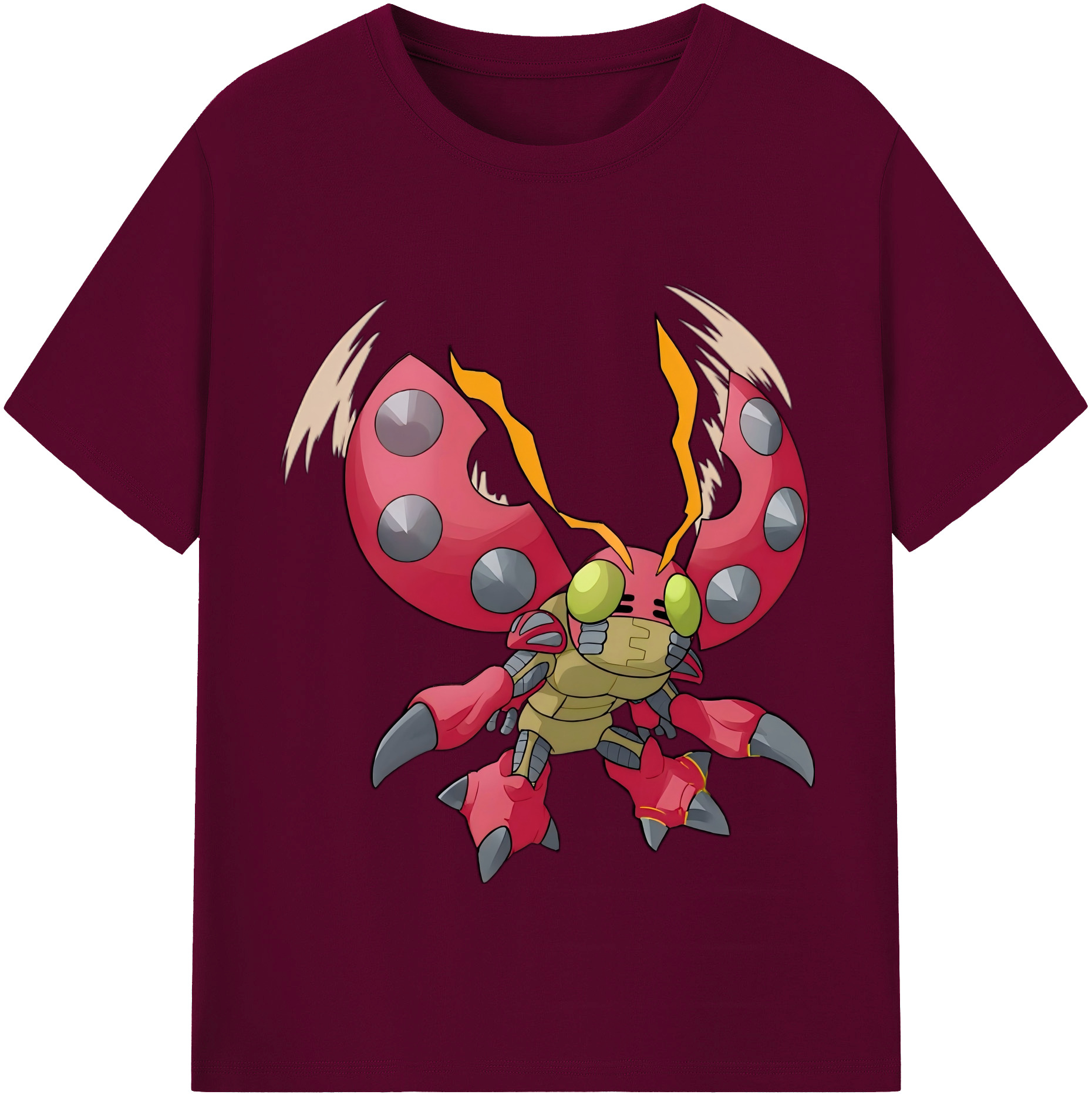 （画像用） Digimon デジタルモンスター/デジモン レディースカジュアルプリントTシャツ（綿100％）